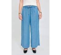 Mazine Weite Hose in Denim Look - aus Lyocell blue XL