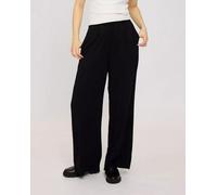 Mazine Weite Hose mit Bundfalten - aus EcoVero Black (Schwarz) S