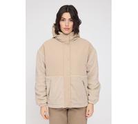 Mazine Damen-Fleecejacke Fabric Blocking Jacket mit Reißverschlusstaschen oat/natural M