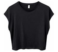 Mazine - Women's Ecovero Viscose Cropped T-Shirt - T-Shirt, Gr. XL, schwarz (Black)
