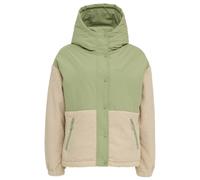 Mazine - Women's Fabric Blocking Jacket - Winterjacke, Gr. XS, beige/oliv (Matcha/Natural)