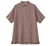 Mazine - Women's Linen Shirt Dress - Kleid, Gr. S, braun (GreyBrown)
