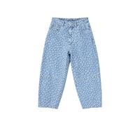 Mazine - Women's Printed Barrel Leg Denim Pants - Jeans, Gr. XL, blau (LightBlueWash)