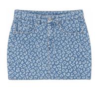Mazine - Women's Printed Denim Mini Skirt - Rock, Gr. XL, blau (LightBlueWash)