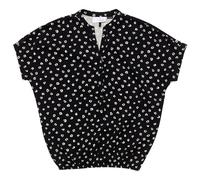 Mazine - Women's Printed V-Neck Blouse - Bluse, Gr. XXL, schwarz (Black/Printed)