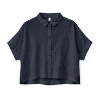 Mazine - Women's Short Sleeve Linen Shirt - Bluse, Gr. S, blau (InkBlue)
