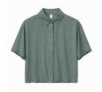 Mazine - Women's Short Sleeve Viscose Shirt - Bluse, Gr. L, weiß (Bottle)