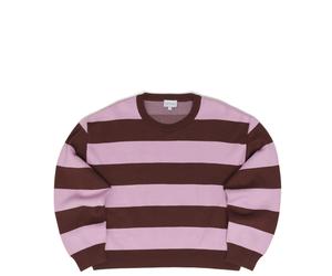 Mazine - Women's Striped Jacquard Knit Jumper - Pullover, Gr. XL, braun/lila (DeepMahogany/Orchid)