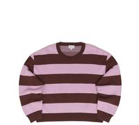 Mazine - Women's Striped Jacquard Knit Jumper - Pullover, Gr. XXL, braun/lila (DeepMahogany/Orchid)