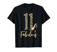 MB 11. Geburtstag 11 und fabelhaftes Leopardenmuster High Heels T-Shirt