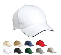 MB035 myrtle beach Kappe 5 Panel Laminiertes Frontpanel Light Grey One Size