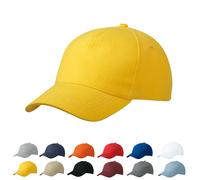 MB092 myrtle beach Kappe 5 Panel Laminiertes Frontpanel Gold Yellow One Size