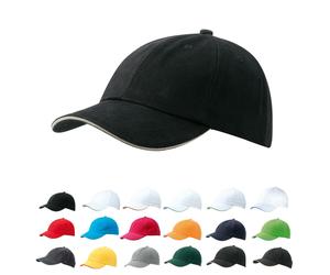 MB6112 myrtle beach Kappe 6-Panel Raver Sandwich-Kappe Navy One Size
