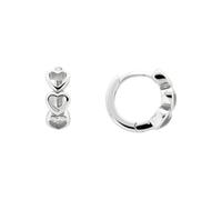 MBC - Creole Ohrring Herz in Silber 925 rhodiniert