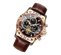 Mbiyhgta Mechanische Uhr, Automatikuhr | Elegante kommerzielle Handuhren | Multifunktionale Mode-Accessoires, mit ihrer leichten Bauweise und der kompakten Größe bietet Diese Herrenuhr, Se référer au