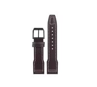 MBUIOPJ Schnellverschluss-Uhrenarmband aus echtem italienischen Rindsleder, kompatibel mit der IWC Pilot's Series-Uhr IW377714, Rindslederarmband 20 mm 21 mm(B Brown bk,21mm)