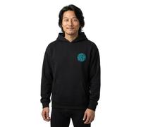 Kapuzenpullover MERCHCODE "Merchcode Dance Under Stars Oversized Hoody", Herren, Gr. M, schwarz, 100% Baumwolle, mehrfarbig, oversize, ohne Ausschnitt, Pullover Kapuzenpullover (79037142-M) schwarz