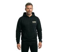 Kapuzenpullover MERCHCODE "Merchcode Hawai Oversized Hoody", Herren, Gr. S, schwarz, 100% Baumwolle, mehrfarbig, oversize, ohne Ausschnitt, Pullover Kapuzenpullover (28242916-S) schwarz