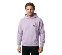 Kapuzensweatshirt MERCHCODE "Merchcode Sunset Charm Oversized Hoody", Herren, Gr. S, lila, 100% Baumwolle, bedruckt, Sweatshirts (62513133-S) lila