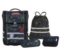 McNeill Star Wars II Perfecto SchulranzenSet 5-teilig - Ergonomischer Schulranzen mit gefülltem Federmäppchen, Sportbeutel & mehr im Star Wars Darth Vader Design - mit Brustgurt, für Grundschule