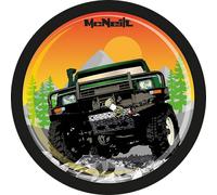 MC NEILL - McNeill Jeep orange Geländewagen McAddy zu Schulranzen Multicolor