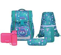 Schulranzen MCNEILL "Bravo, inkl. Etui, Turnbeutel", Kinder, Gr. B/H/T: 30cm x 40cm x 22cm, seafish, Polyester, Rucksäcke (26862243-0) seafish