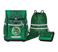 Mc®Neill Schulranzen-Set TENERO WOW Kunstfaser grün St.