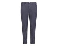 MAC Chinohose CHINO Turn Up 7386203 Damen Slim Fit 96% Baumwolle/4% Elasthan Dunkelblau Gr. 42
