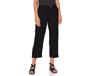MCA Damen Nora Cropped Bootcut Jeans, per Pack Schwarz (Black 090), W36 (Herstellergröße: 36/Ol)