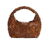 MCAOAL Crescents Umhängetaschen für Damen, trendige Hobos | Handgefertigte Perlenhandtaschen, Strandtaschen, kleine Perlen Hobos, Damen Hobos Tragetaschen, Geschenke