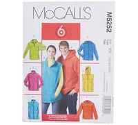 McCall Pattern Company Schnittmuster, Fleece, Wolle, Nylon, XN (XLG-XXL-XXXL)