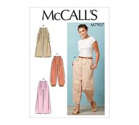 McCall Pattern M7907E5 Women's Loose Fit Capri Pants Sewing Patterns, Sizes 14-22 Schnittmuster
