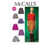 McCall's Damen Schnittmuster 7022 Röcke in 6 Stilen