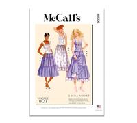McCall's Laura Ashley Schnittmuster-Set für Damenoberteile und Röcke, Design Code M8306, Größen 34-36-40-42