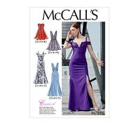 McCall's M7896A5 Abend-und Cocktailkleid, vollständig gefüttert, Größen 34-42 Schnittmuster