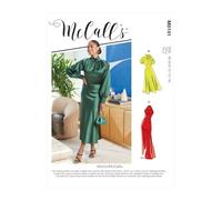 McCall's M8141F5 Schnittmuster-Set für Damen, hoher Kragen, Design Code M8141, Papier, weiß, Sizes 16-24