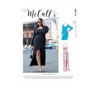 McCall's M8174B5 Schnittmuster-Set für Damen, Strickpullover, Kleid, Design-Code M8174, Papier, weiß, Sizes 8-16