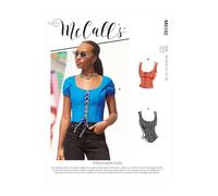 McCall's M8182A5 Schnittmuster für Damen-Korsett mit U-Ausschnitt, M8182, Papier, weiß, Sizes 6-14