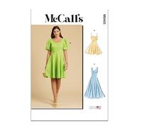McCall's M8405Y5 Damenkleid mit ausgestellter Passform Schnittmuster-Set, Designcode M8405, Papier, Mehrfarbig, Sizes 18-20-22-24-26