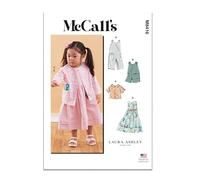 MCCALLS M8416CCB Kleinkinder Strampler in zwei Längen, Kleider, Jacke und Shirt von Laura Ashley CCB(1-2-3-4)