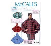 McCalls MC 7202 ZZ (LRG-XLG-XXL) Schnittmuster zum Nähen, Elegant, Extravagant, Modisch