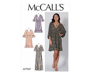 McCalls Schnittmuster 7969 Kleider Y (XSM-SML-MED)