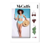 McCall's Schnittmuster-Set für Damen-Badeanzüge, Designcode M8329, Größen 32-34-36-40