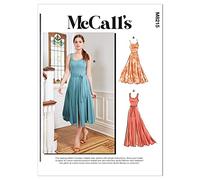McCall's Schnittmuster-Set für Damen, Passform und Flare, Strickkleid, Code M8215, Größen 36-38-40, mehrfarbig