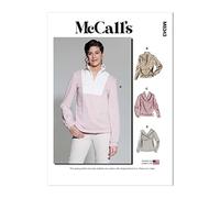 McCall's Schnittmuster-Set für Damen, zum Überziehen, Design Code M8343, XSM-SML-MED, mehrfarbig