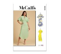 McCall's M8406H5 Empire-Taillenkleid für Damen Schnittmuster-Set, Designcode M8406, Papier, Mehrfarbig, Sizes 6-8-10-12-14