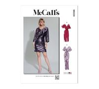 McCall's Schnittmuster-Set für Strickkleid für Damen, Design Code M8339, 34-36-46-40, mehrfarbig