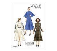 McCall's V9327, Vogue Schnittmuster, Vorlage, Papier, weiß, 14-16-18-20-22
