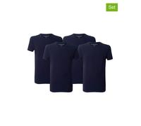 McGregor 4er-Set: Shirts in Dunkelblau - Größe L | Herren Plussize