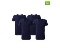 McGregor 4er-Set: Shirts in Dunkelblau - Größe M | Herren Plussize